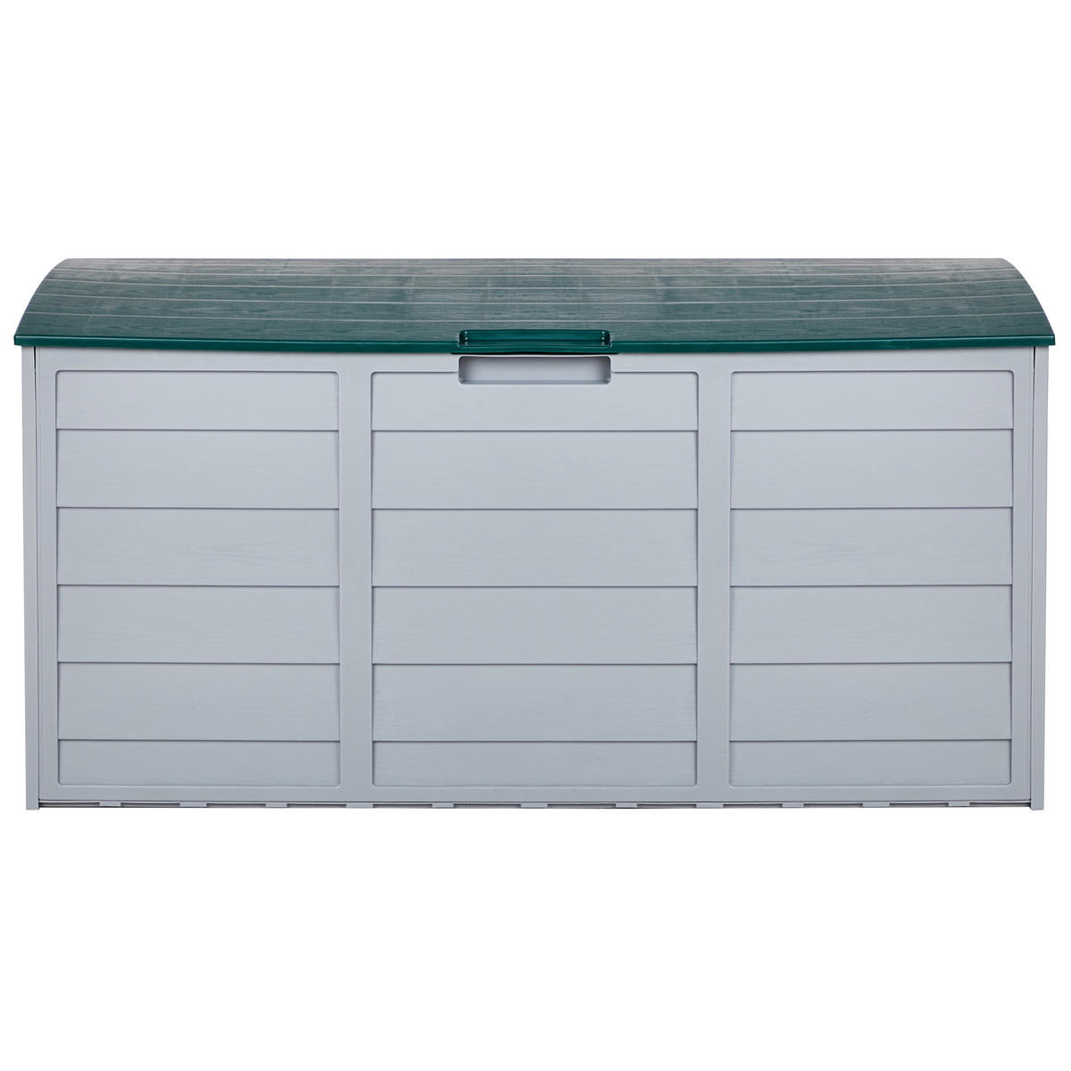 AUFBEWAHRUNGSBOX Grau Locarno - Grau/Grün, Kunststoff (112/53/50cm) - Beliani