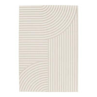 TEPPICH für Innen und Außen im Designstil beige - Beige, Textil (120/170cm) - AFK Living