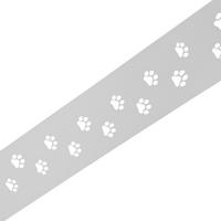 SICHTSCHUTZSTREIFEN PREMIUM Dekor Tapsi für Doppelstabzäune Weiß 2,55m - Weiß, Kunststoff (255/19cm) - ZAUN|ZU