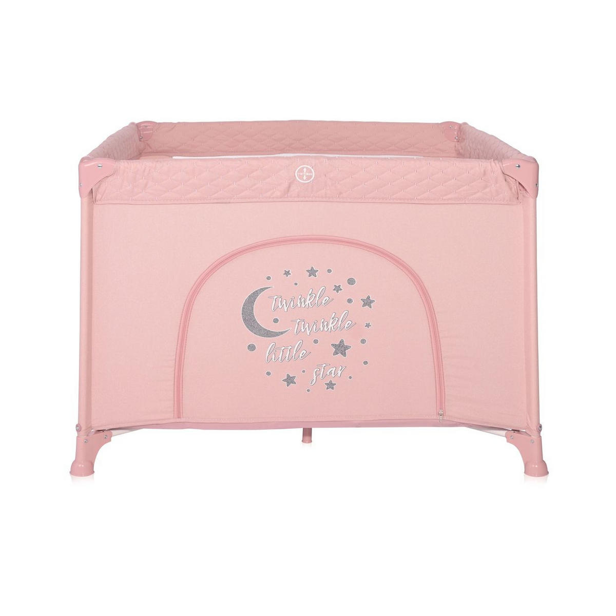 REISELAUFSTALL Happy Game Zone rosa seitliche Öffnung, Tragetasche, faltbar - Rosa, Kunststoff (95/95cm) - Lorelli