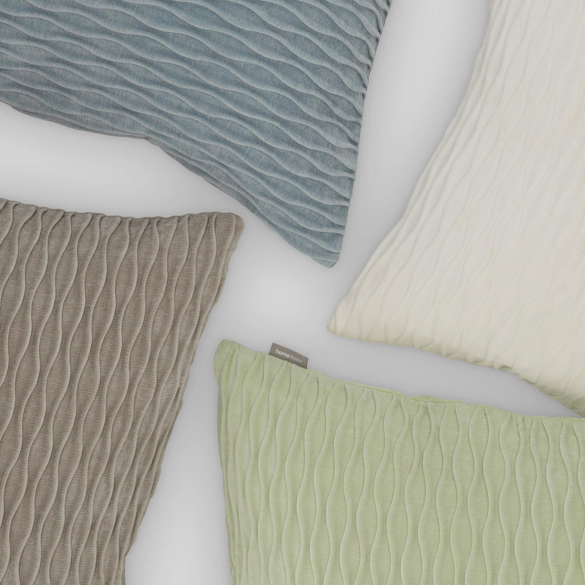 KISSENBEZUG Salma - Hellblau, Textil (45/45cm) - home&you