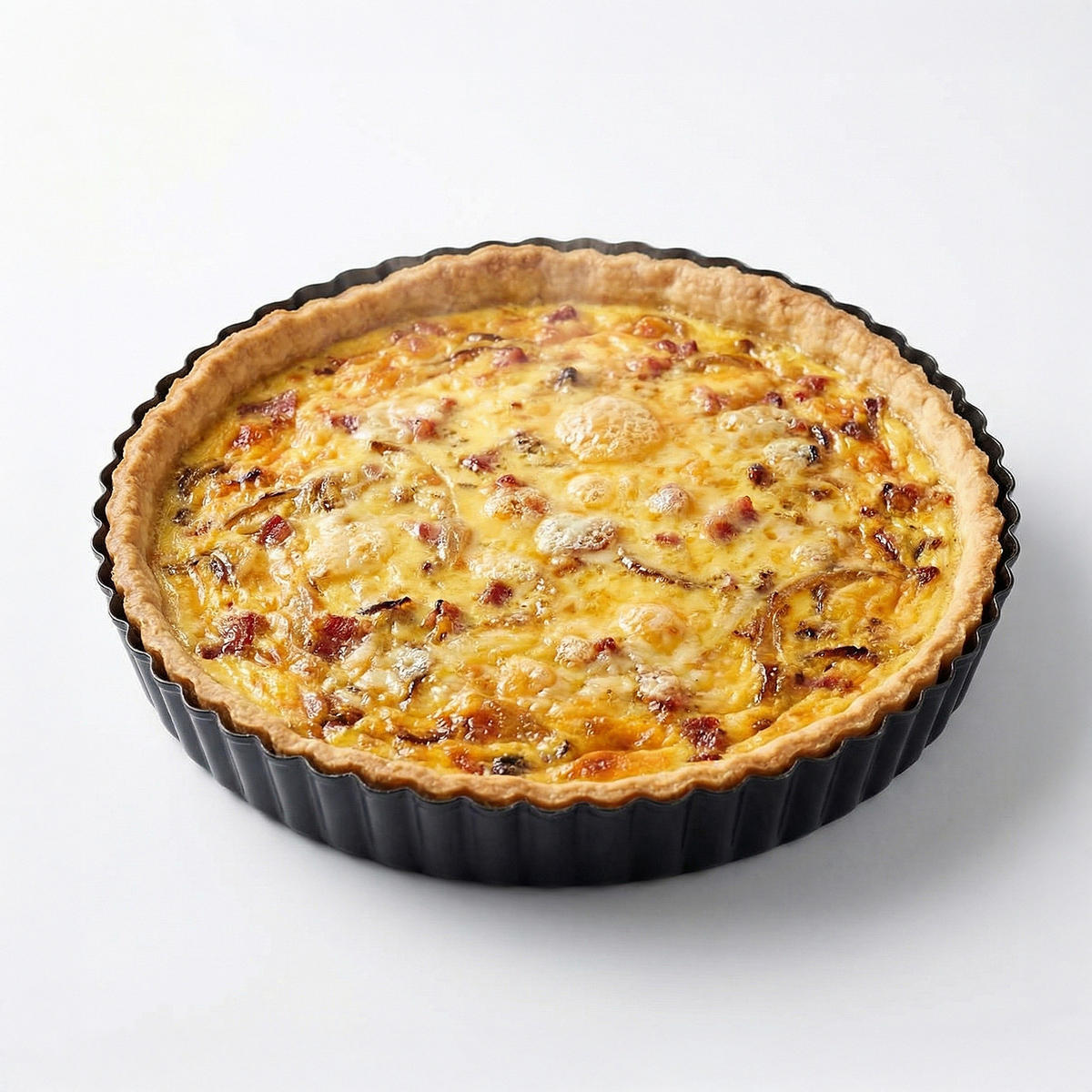 QUICHE-BACKFORM A La Tarte - Schwarz, Metall (24/24/3cm) - Butlers