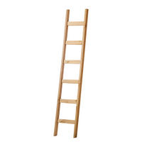 REGALLEITER - Kiefer massiv - Kieferfarben, Holz (36/188/6cm) - home24