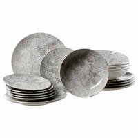 TELLER-SET Cecina Perle 18er Set - Perlmutt, Keramik (1/1/1cm) - Ritzenhoff Breker