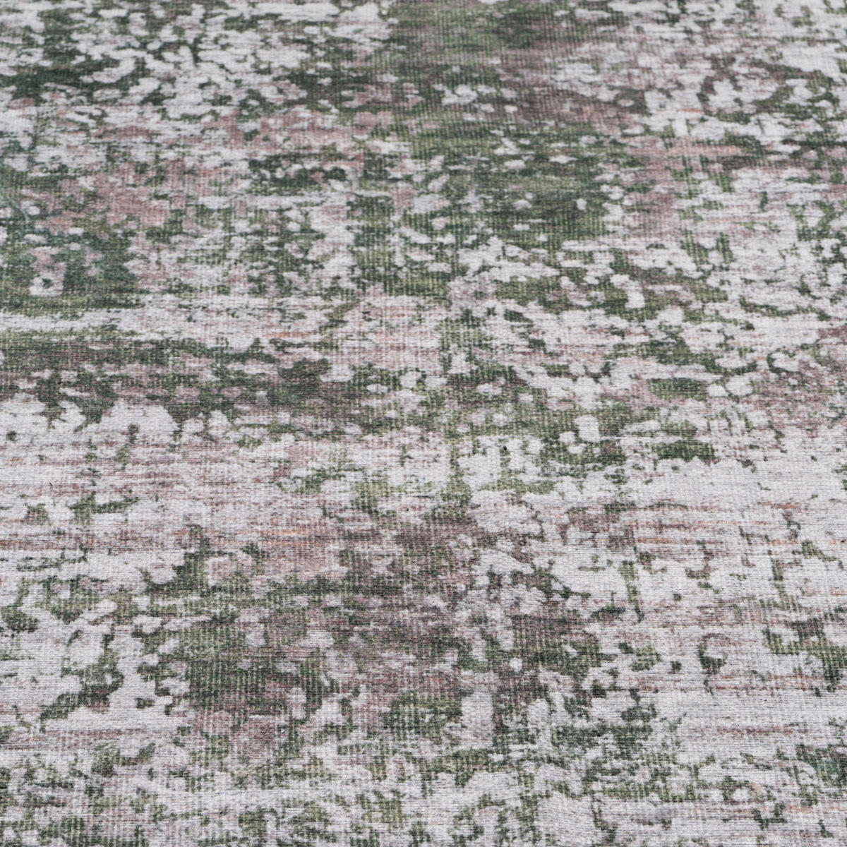 FLACHWEBETEPPICH Grünkohl - Grün, Textil (240/330cm) - Kukoon Rugs
