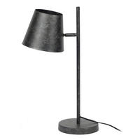 TISCHLEUCHTE Schirm Grau 36/18/55 cm - Grau, Metall (36/18/55cm) - Hoyz Collection