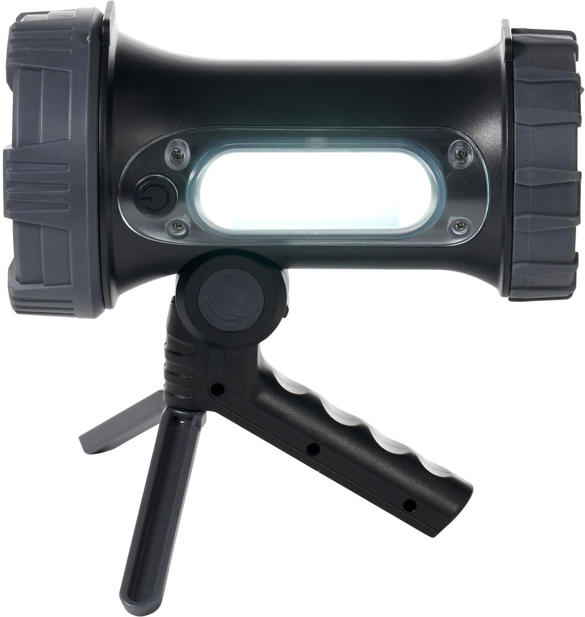 LED-AKKU-HANDSTRAHLER Northpoint 10W Taschenlampe Baustrahler 4400mAh Powerbank Standfuß IP54 - Schwarz, Kunststoff (16.2/4.7/11.6cm) - Northpoint