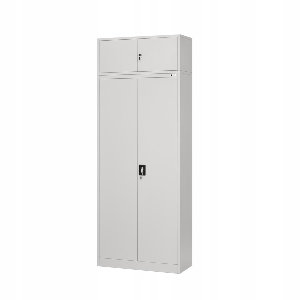 AUFSATZ für Aktenschrank Büroschrank EWA - Grau, Metall (90/38/40cm) - Jan Nowak