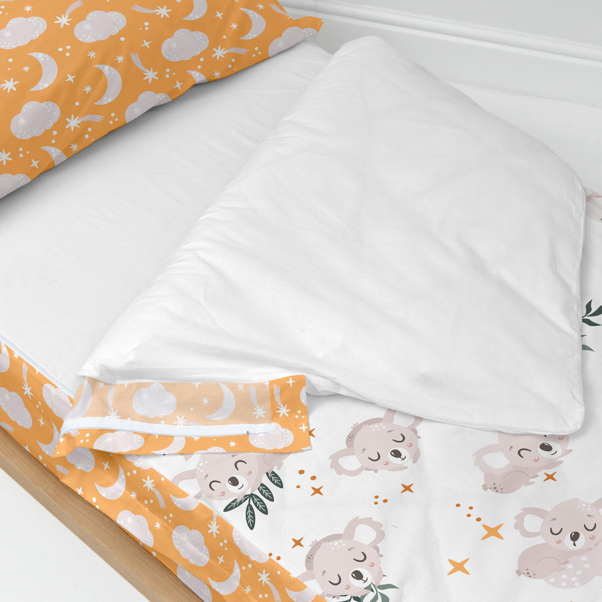 NORDIC-SACK baby koala 90x200 cm ohne füllung mehrfarbig - Multicolor, Textil (90/200cm) - Happy Friday