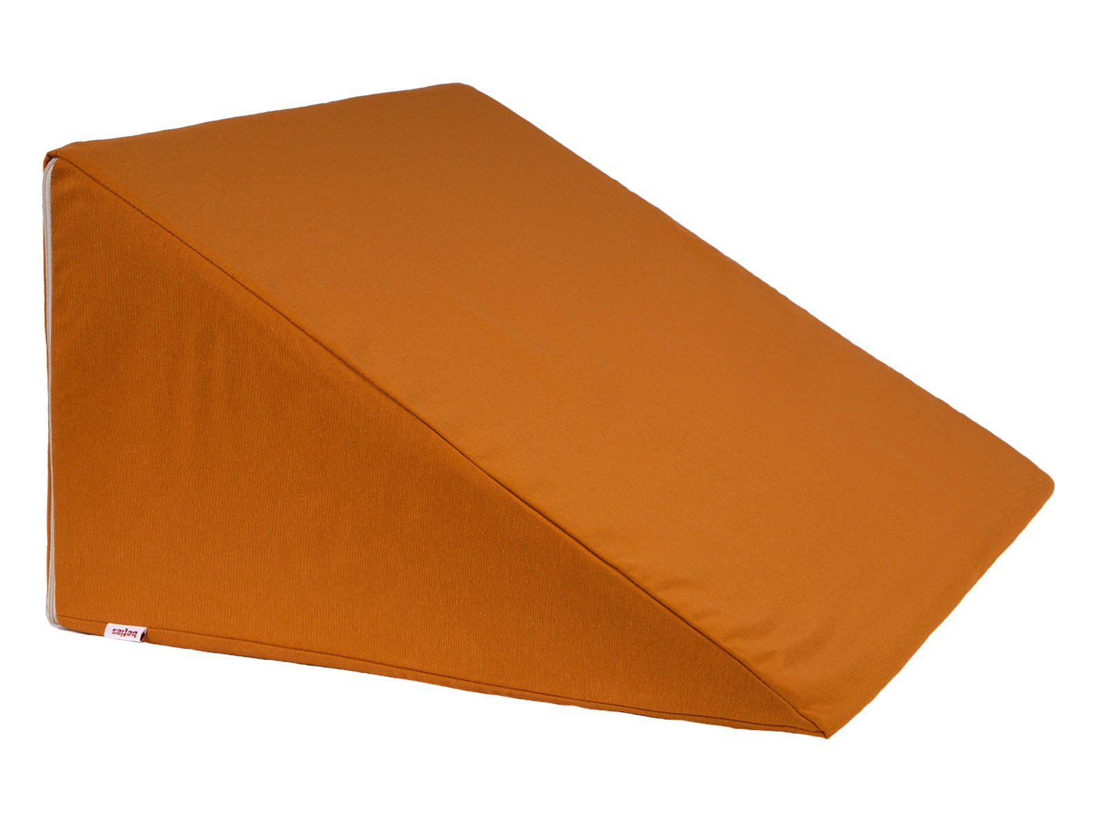 KEILKISSENHÜLLE Wunschton sanddorn-orange 62/49/30 cm - Orange, Textil (49/62cm) - beties Heimtextil