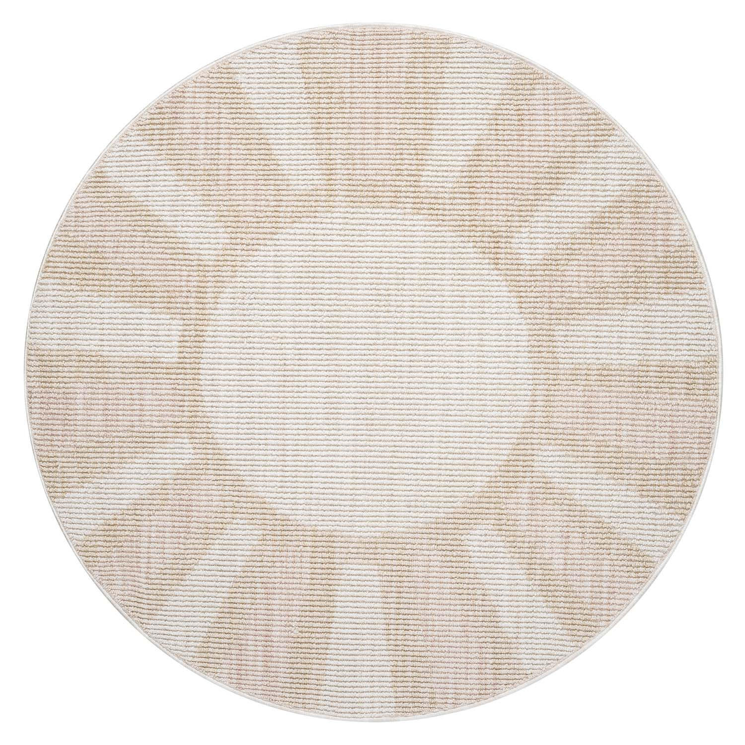 KURZFLOR-TEPPICH Clasico 9152 Rosa 200 cm Rund - Rosa, Textil (200/200cm) - carpet city
