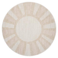 KURZFLOR-TEPPICH Clasico 9152 Rosa 200 cm Rund - Rosa, Textil (200/200cm) - carpet city