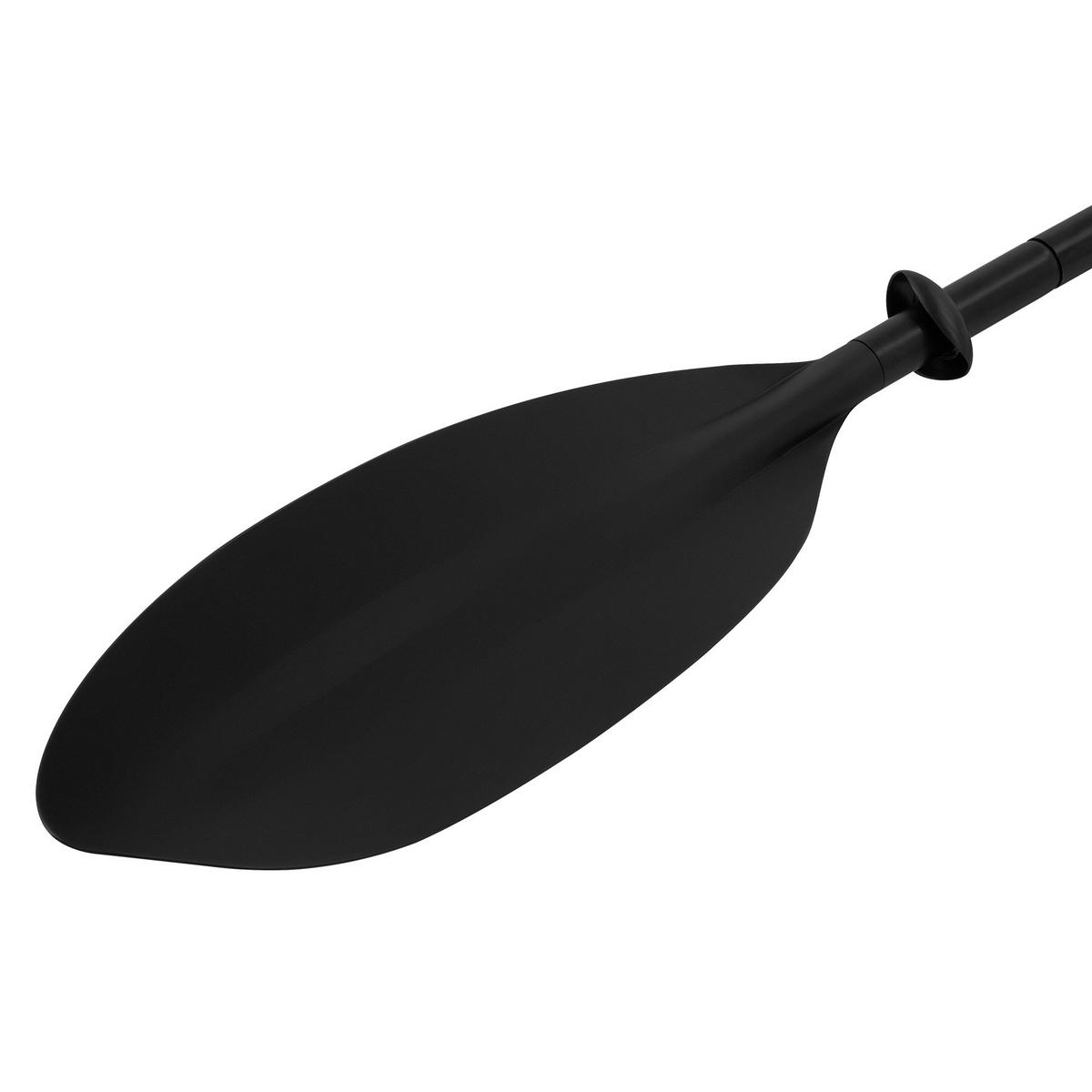 DOPPELPADDEL für SUP und Kajak - Schwarz, Metall (220/17/4cm) - ECD-Germany