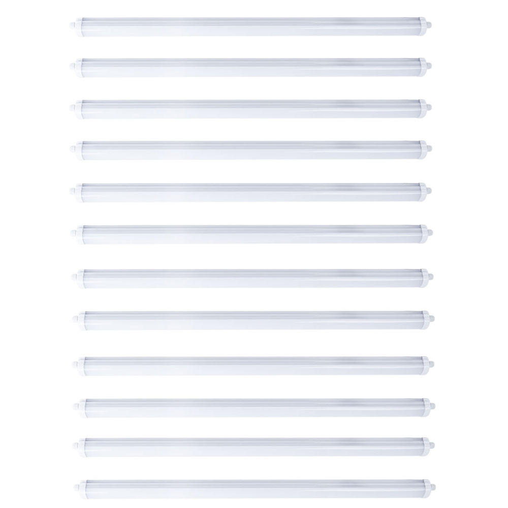 LED WANNENLEUCHTE Weiß Staubgeschützt - Weiß, Kunststoff (150/6.5/5.8cm)