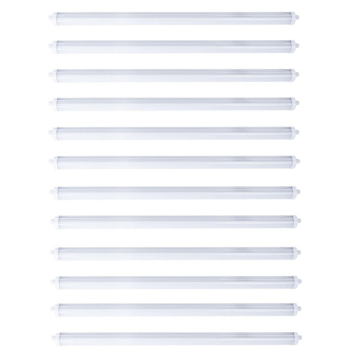 LED WANNENLEUCHTE Weiß Staubgeschützt - Weiß, Kunststoff (150/6.5/5.8cm)