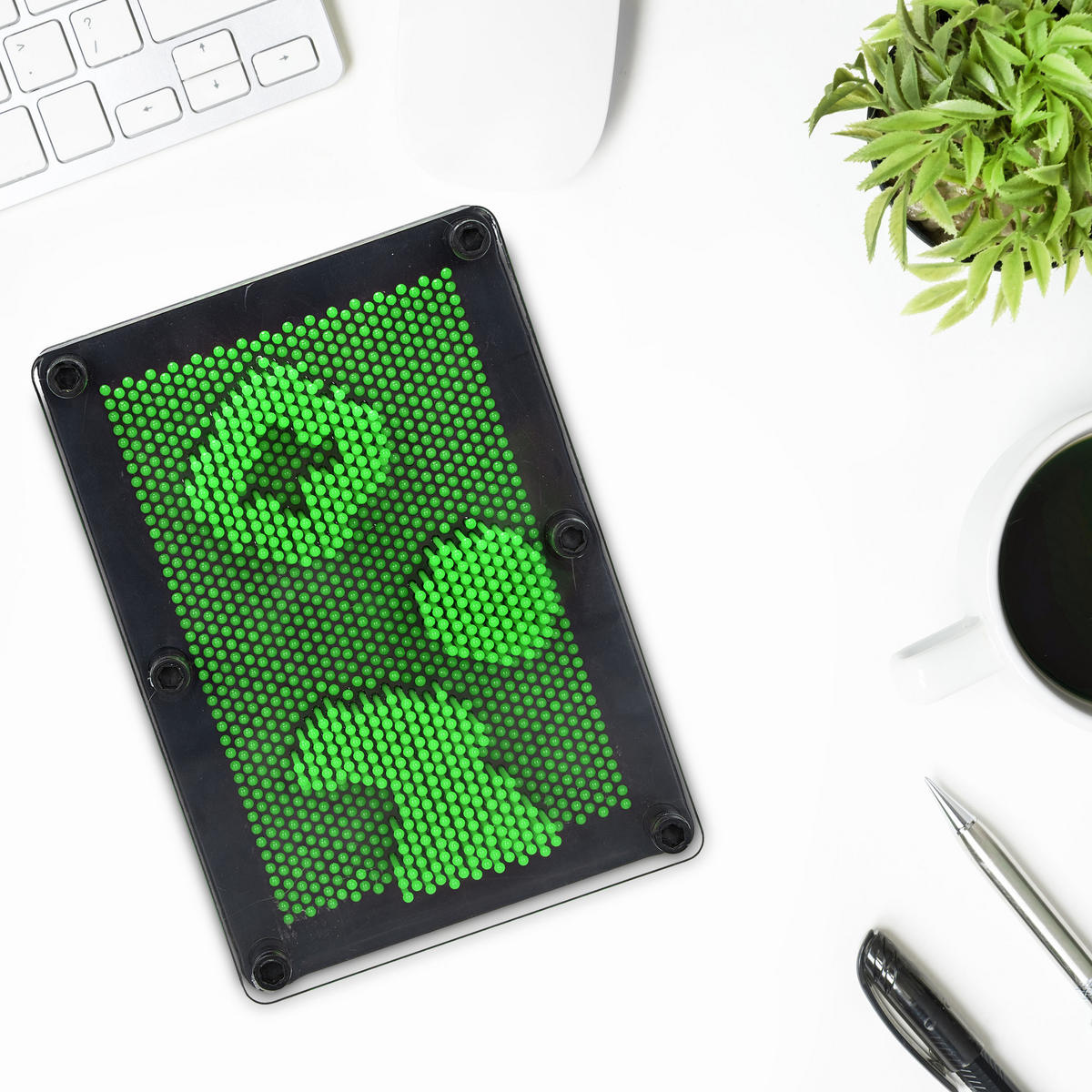 3D-NAGELBILD - Multicolor, Kunststoff (13/18/7.5cm) - Relaxdays