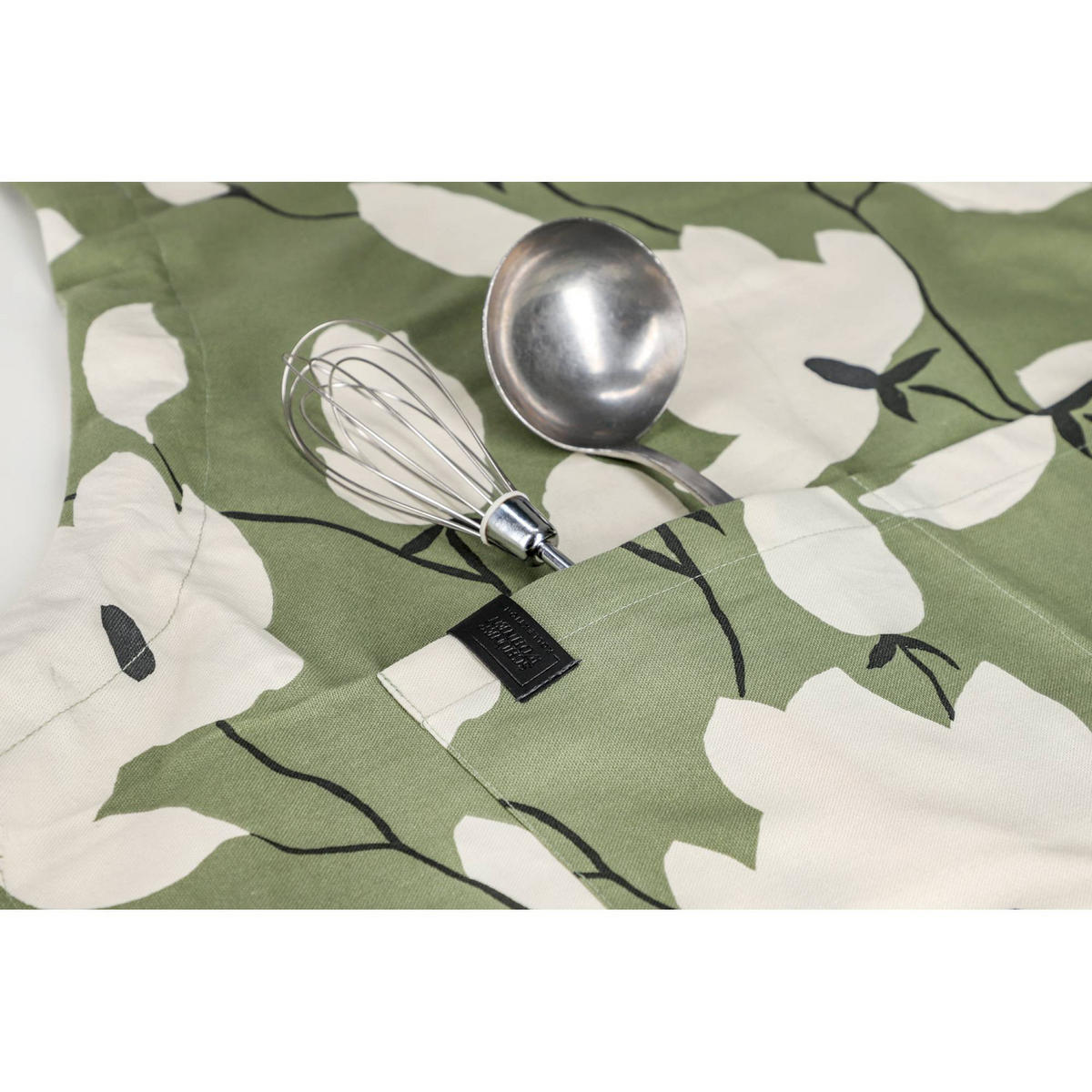 ZÁSTERA FLEUR - zelená, textil (85/85cm) - Schöner Wohnen