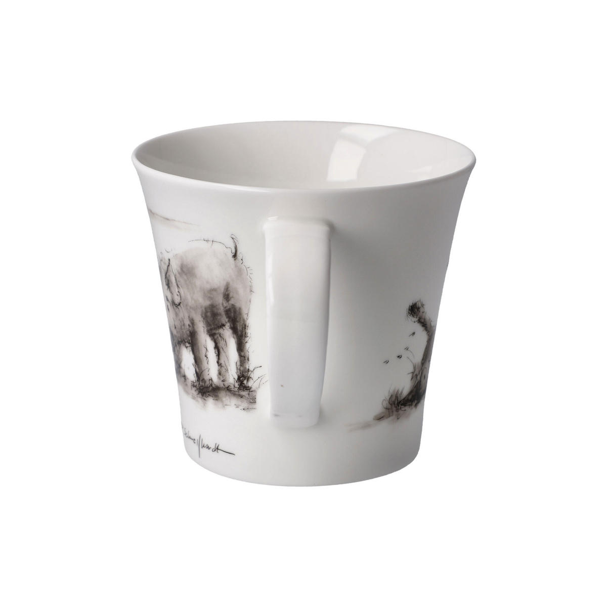 TEETASSE Peter Schnellhardt - Schwein gehabt!, Fine Bone China, Bunt, 350 ml - Multicolor, Keramik (0.35L) - Goebel
