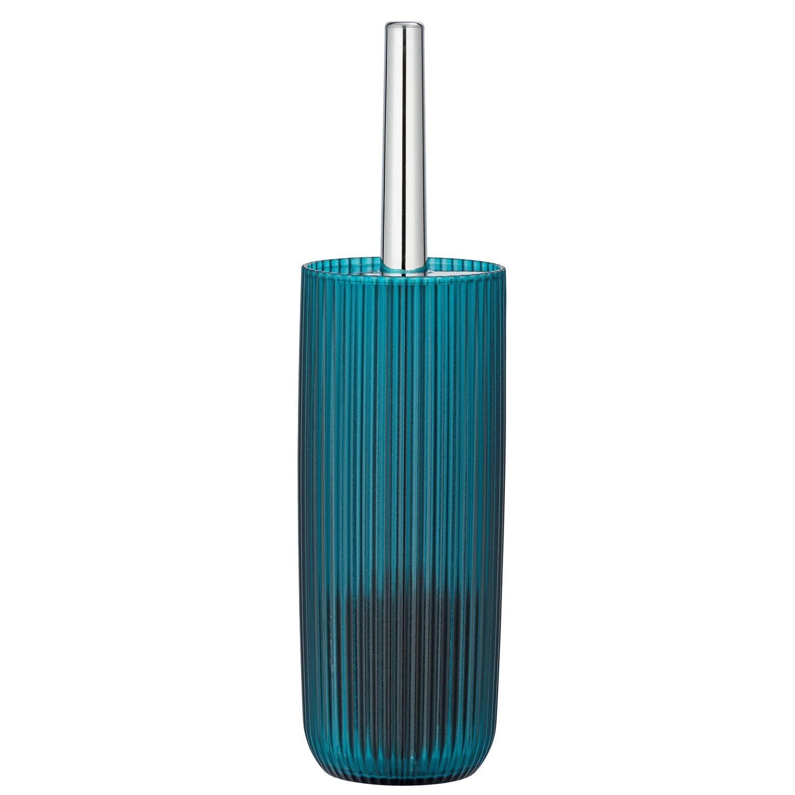 WC-BÜRSTE meerblau Agropoli 10/10/36 cm - Blau, Kunststoff (10/36/10cm) - Wenko