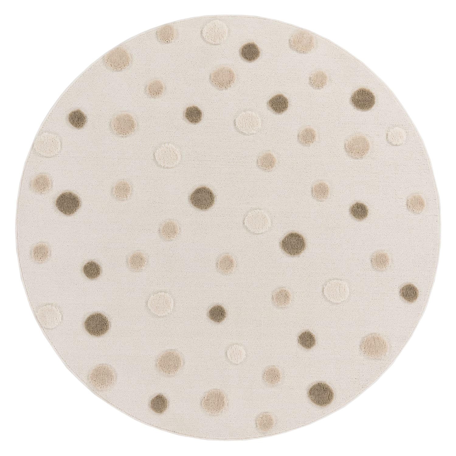 KINDERTEPPICH 120/120 cm Togo 378 - Creme, Kunststoff (120/120cm) - Paco Home