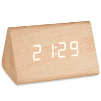 WECKER aus MDF 11,7/8/7,5 cm - Braun, Holzwerkstoff (8/7.5/11.7cm) - Giftdecor