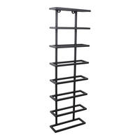 WEINREGAL Pinot Schwarz - Schwarz, Metall (27/87/11cm) - LOFT42