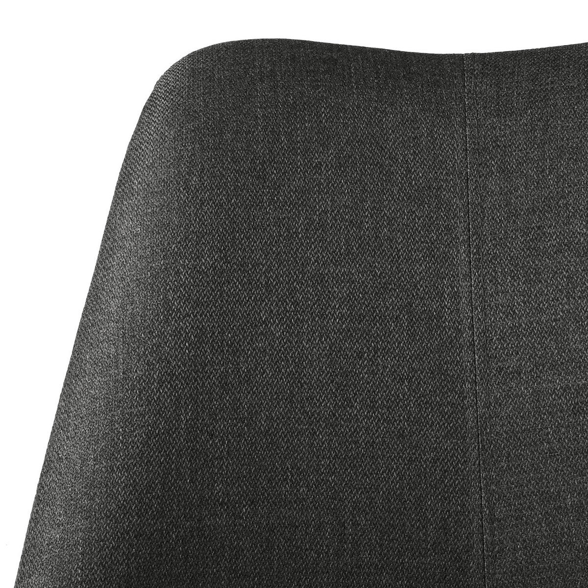 POLSTERSTUHL-SET - Anthrazit/Braun, Holz/Textil (49/85/55cm) - home24