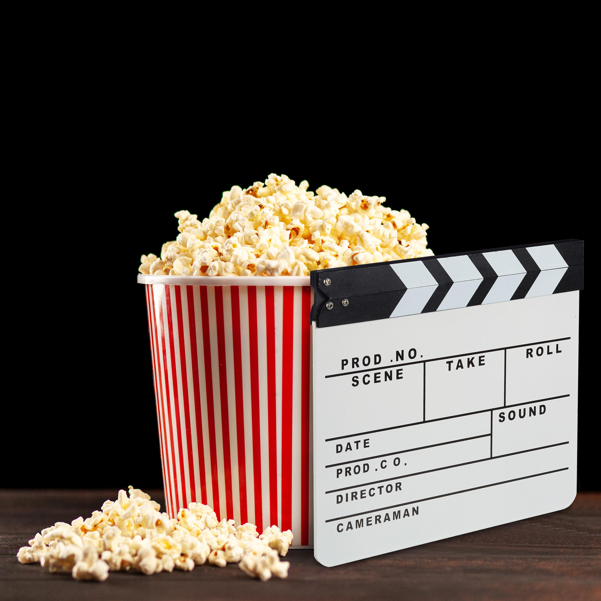 FILMKLAPPE - Weiß, Holzwerkstoff (26/1.1/1.5cm) - Relaxdays