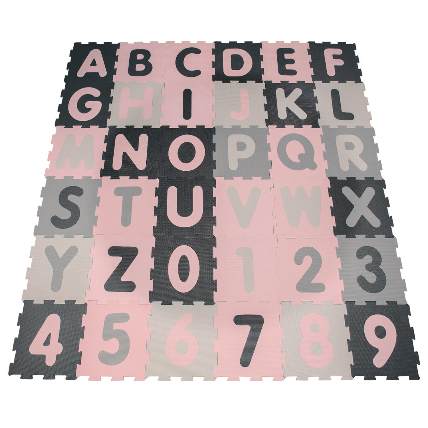 KINDERTEPPICH 32/32 cm Puzzlematte 600 - Pink, Textil (32/32cm) - Paco Home