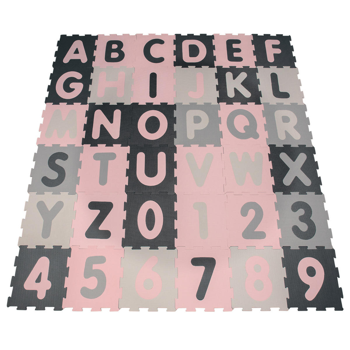 KINDERTEPPICH 32/32 cm Puzzlematte 600 - Pink, Textil (32/32cm) - Paco Home