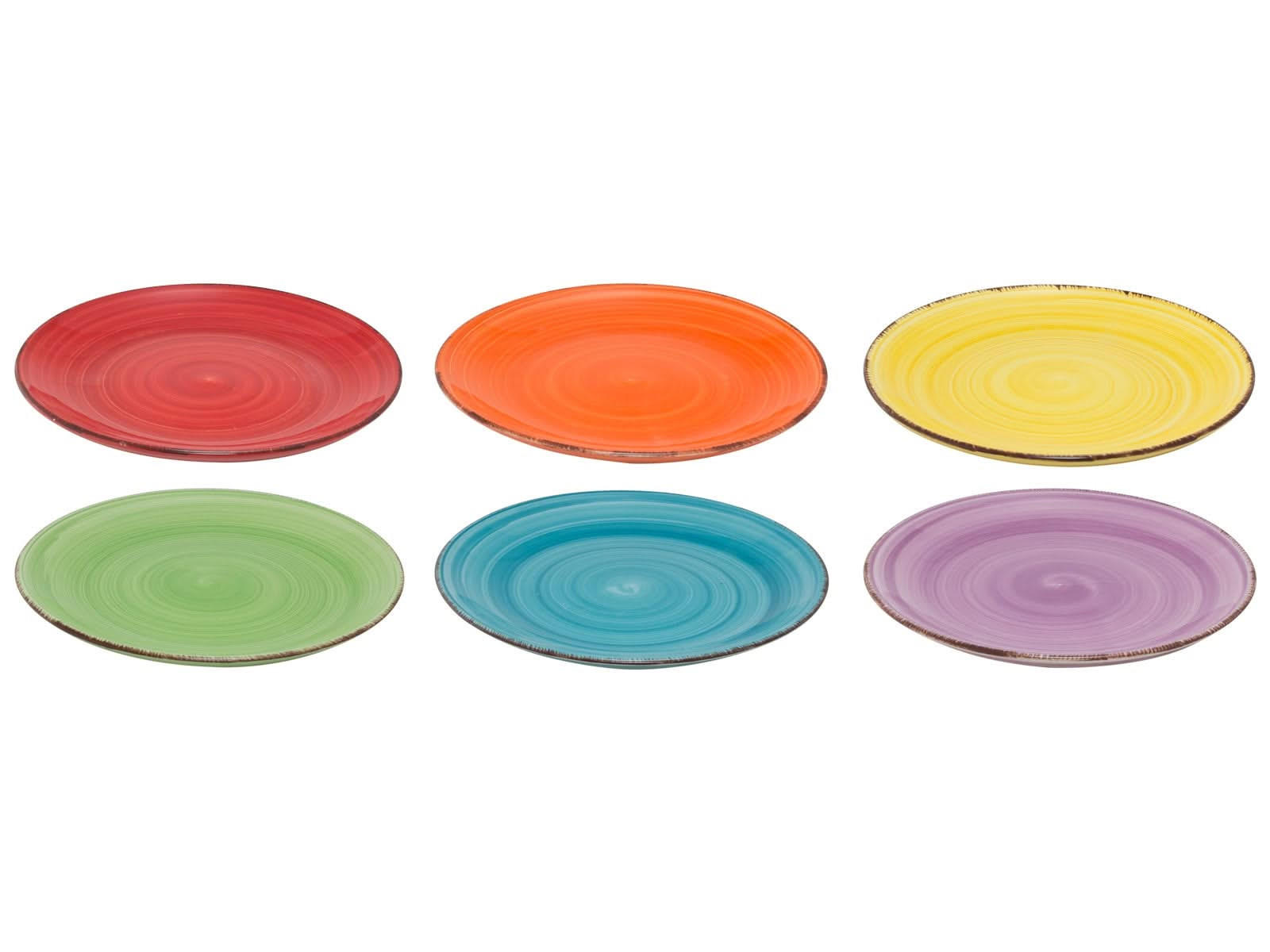FRÜHSTÜCKTELLER Sunny Summer - ø 19 cm - 6 stück - Multicolor, Keramik (19cm) - Studio Tavola
