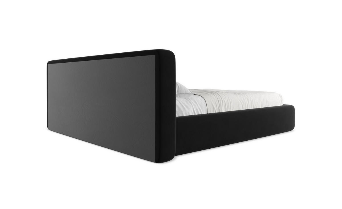 POLSTERBETT mit Bettkasten und Lattenrost 180x228 Grün - Dunkelgrün/Schwarz, Kunststoff/Textil (160/200cm) - Makamii