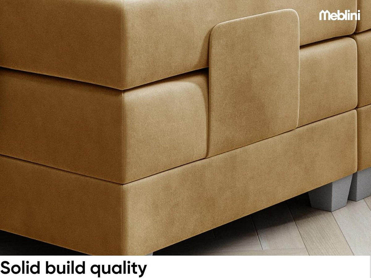 BOXSPRINGBETT ASPERO - Dunkelbraun, Holzwerkstoff (200/200cm) - Meblini