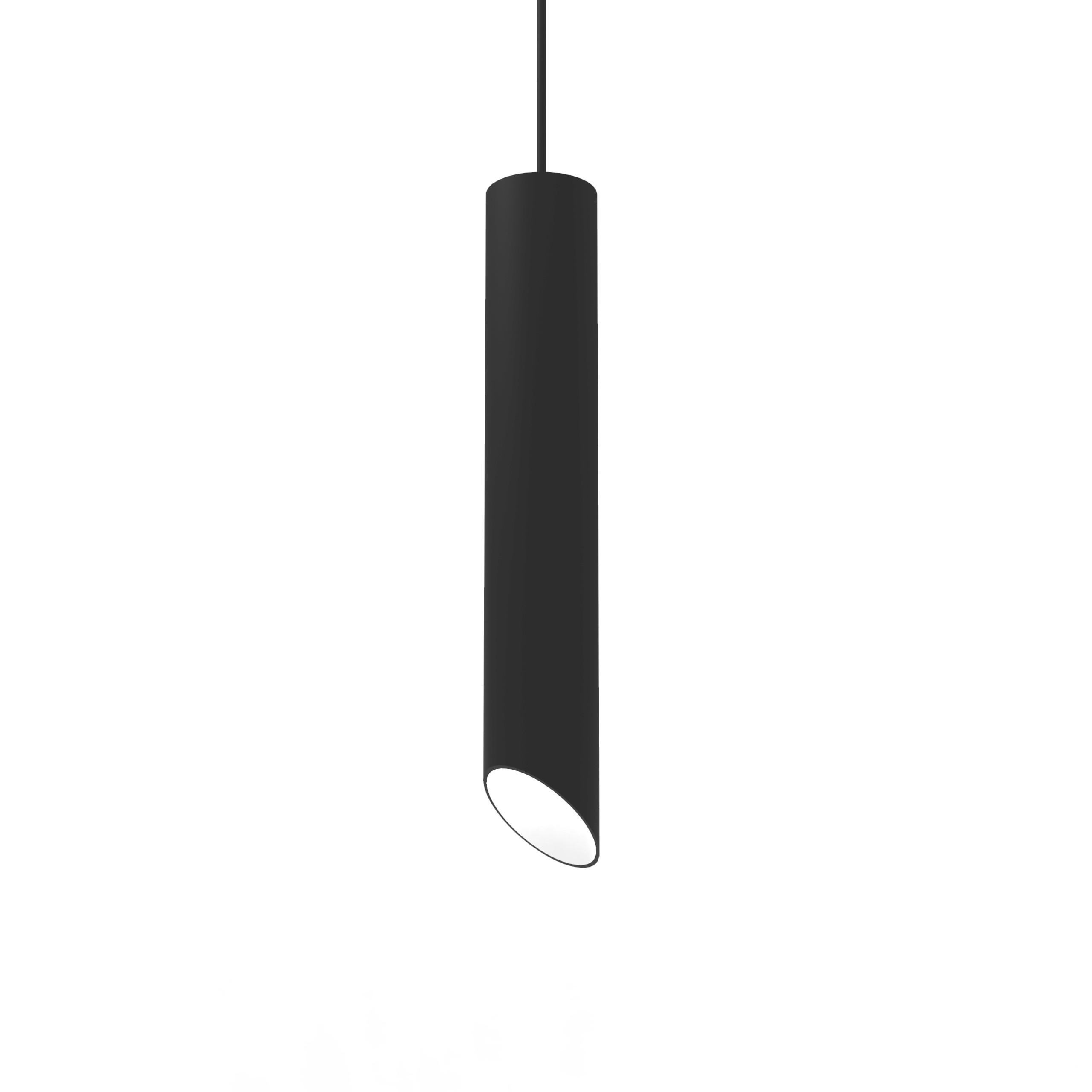 Lumicom Hängeleuchte Schwarz 6x35x6 cm