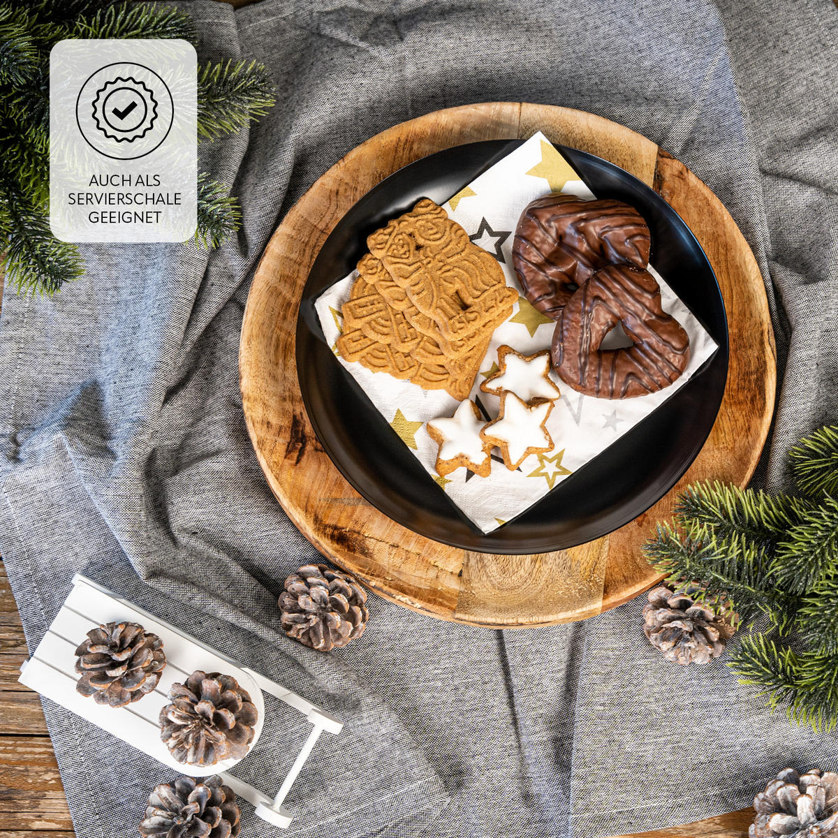 KERZENHALTER, schwarz - Schwarz, Metall (22.5/3.5/22.5cm) - bremermann