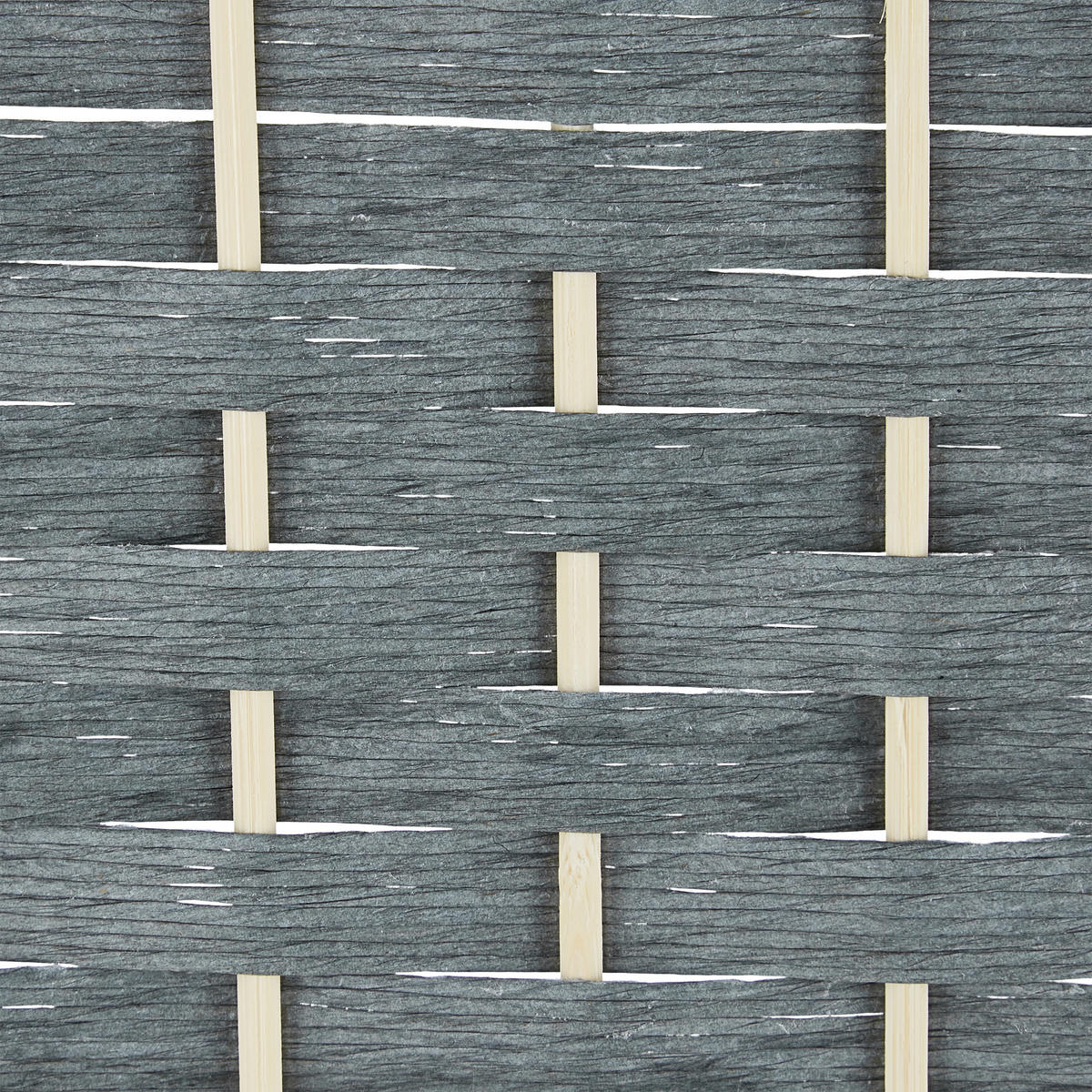 PARAVENT - Grau, Holz/Papier (160/170/2cm) - Relaxdays