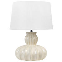 TISCHLAMPE Malabuka 35/35/46 cm - Beige, Keramik (35/35/46cm) - Beliani