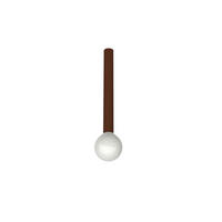 DECKENLEUCHTE Puro H40 - Dunkelbraun, Metall (6/6/40cm) - Lumicom