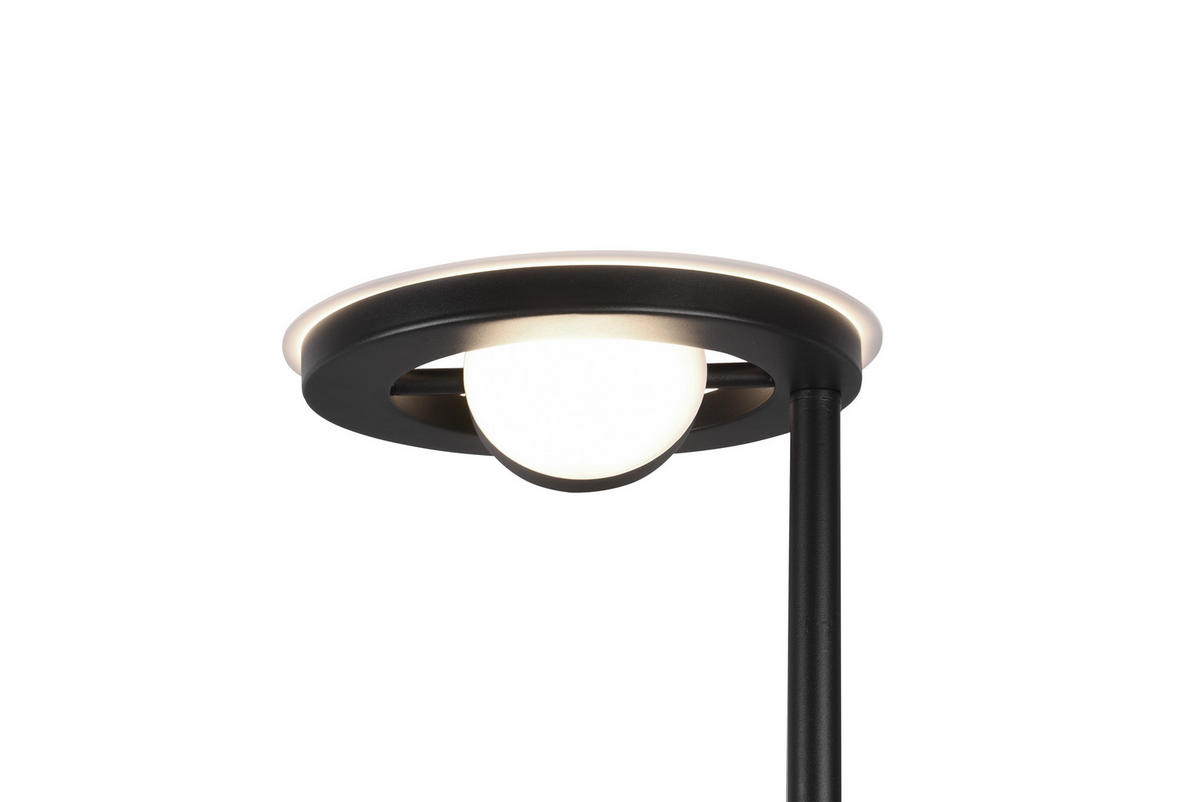 STEHLAMPE BARRIE - Schwarz - 30/30/181 cm - Schwarz, Metall (30/30/181cm) - Trio Leuchten