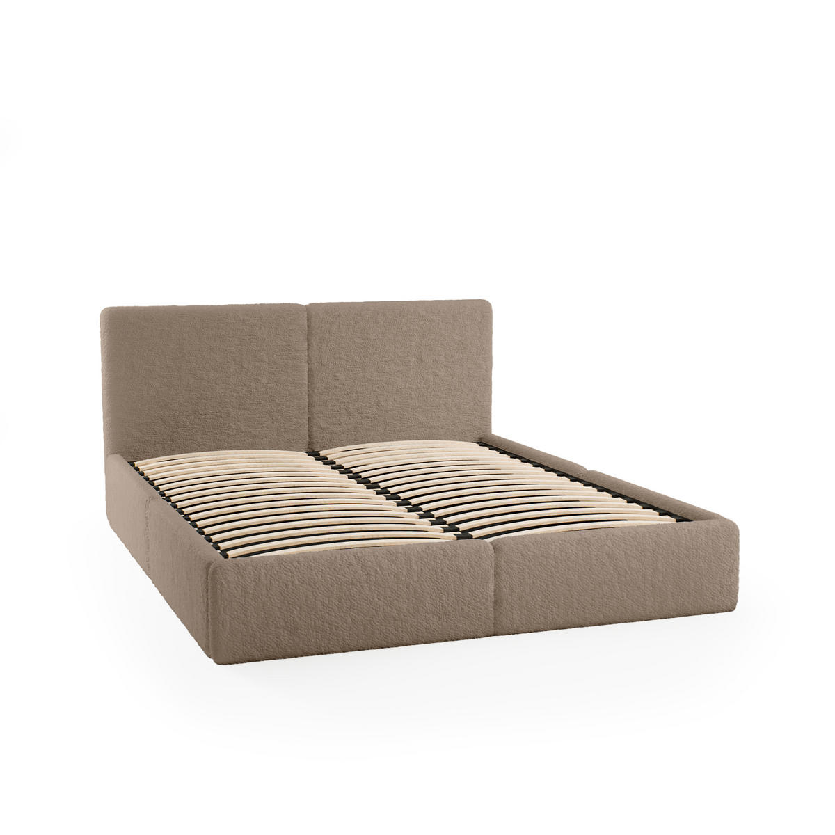 POLSTERBETT Doppelbett Sarria Slim Brown (Anthology 04) 140x200 cm - Braun, Textil (140/200cm) - Meblito