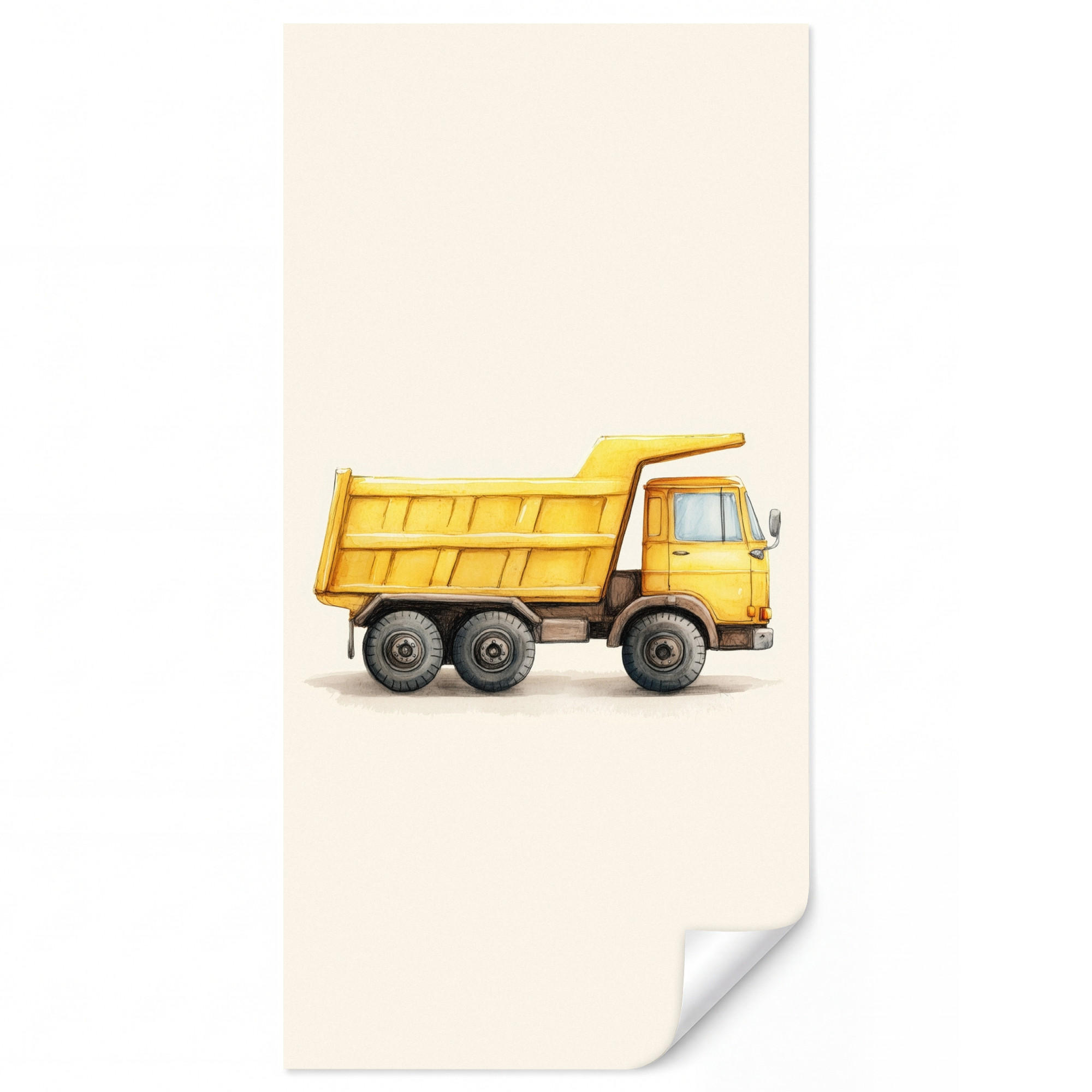 OnlyWow Kindertapete Gelb 100x200 cm