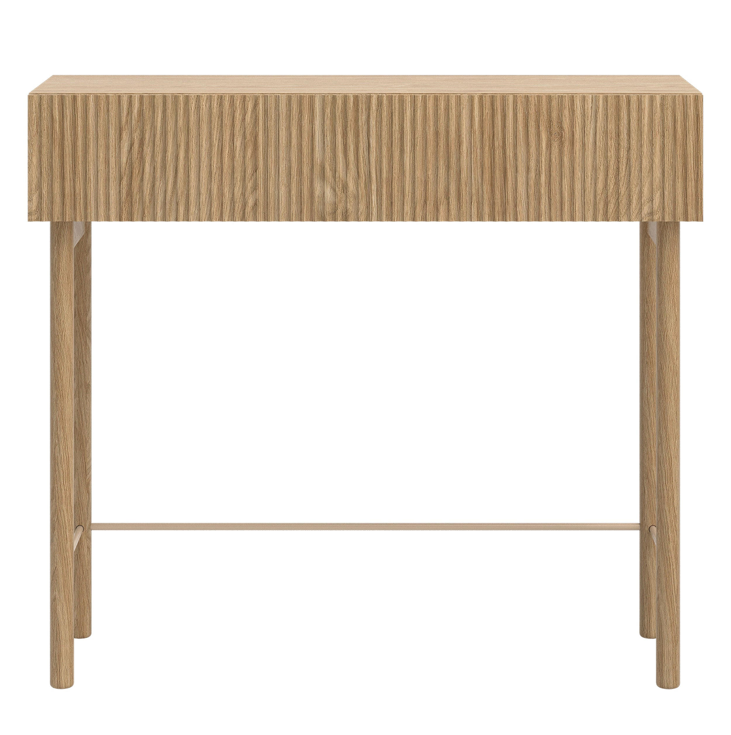 KONSOLENTISCH Nolie Eichenholzoptik 90 cm - Eichefarben, Holz/Holzwerkstoff (90/80/35.6cm) - Selsey