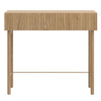KONSOLENTISCH Nolie Eichenholzoptik 90 cm - Eichefarben, Holz/Holzwerkstoff (90/80/35.6cm) - Selsey