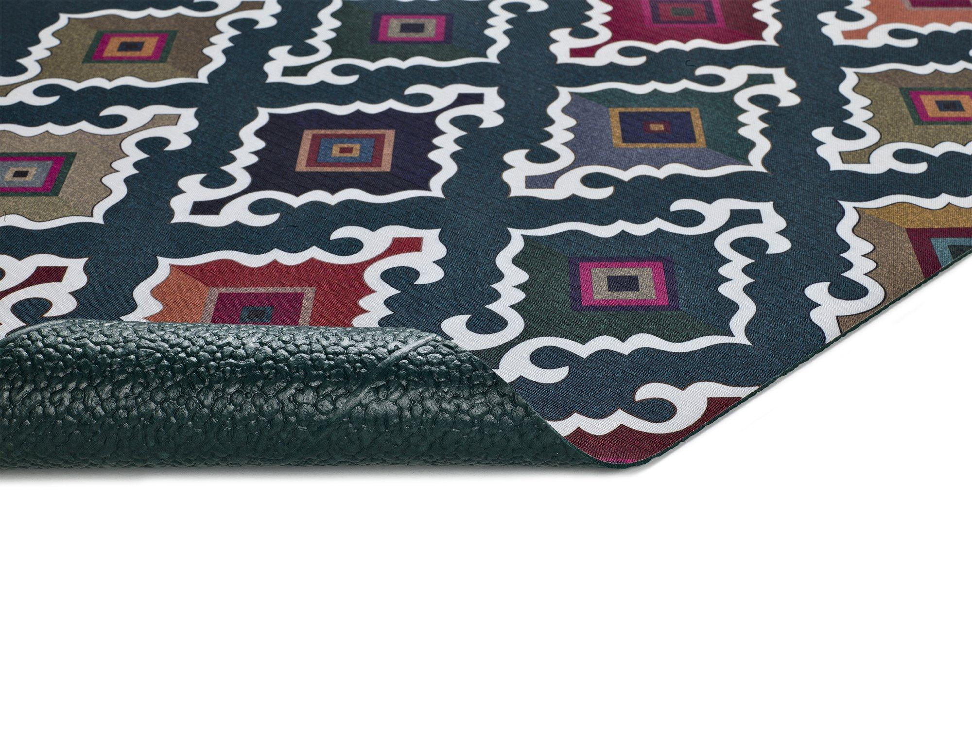 VINYL-KÜCHENTEPPICH Grün Ricci 52/100 cm - Grün, Kunststoff/Textil (52/100cm) - Atticgo