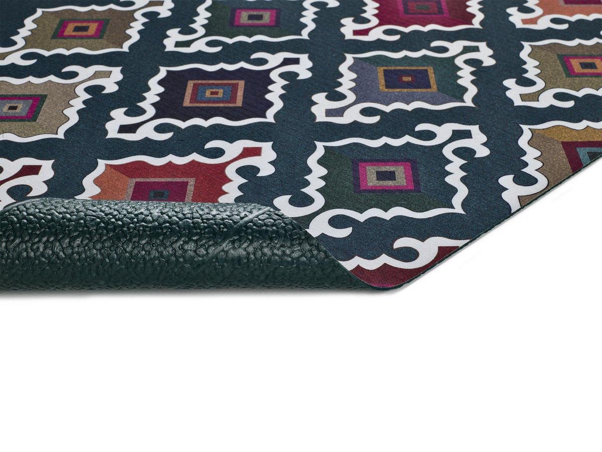 VINYL-KÜCHENTEPPICH Grün Ricci 52/100 cm - Grün, Kunststoff/Textil (52/100cm) - Atticgo