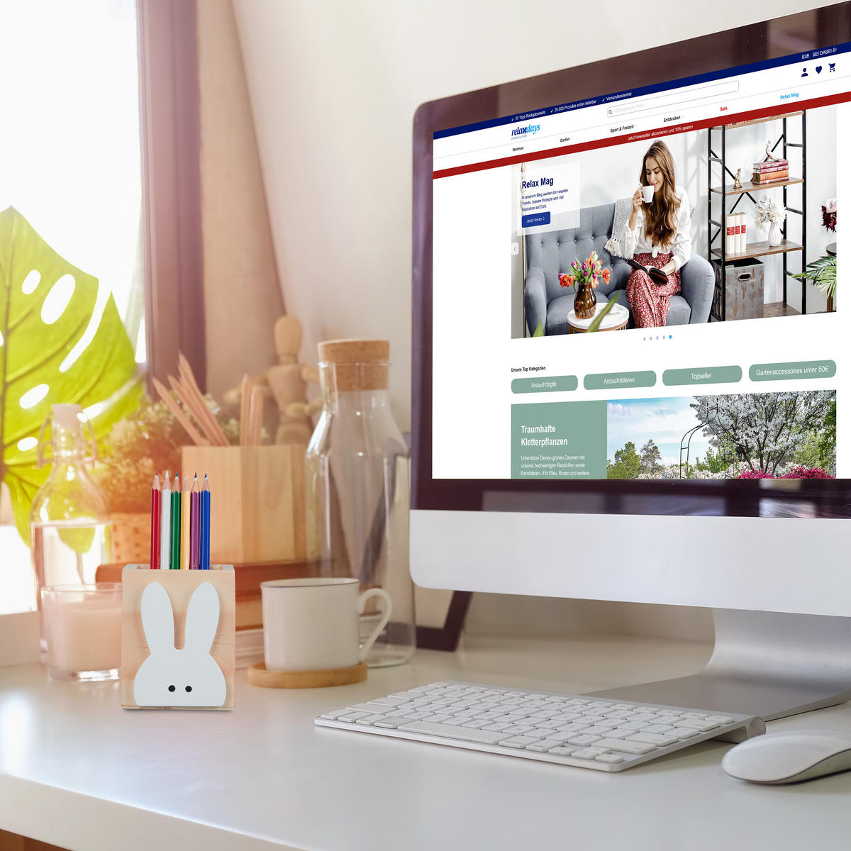 STIFTEHALTER - Hellbraun, Holz (6/8/10cm) - Relaxdays