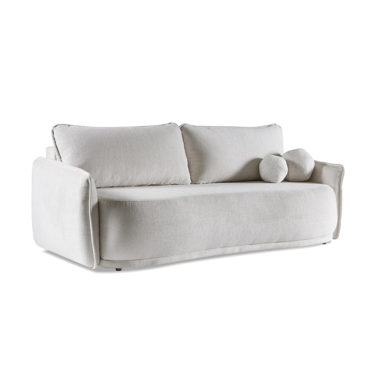 SOFA Perugia Dunkelgrün, mit Schlaffunktion - Dunkelgrün, Holzwerkstoff/Textil (231/93/106cm) - Bettso