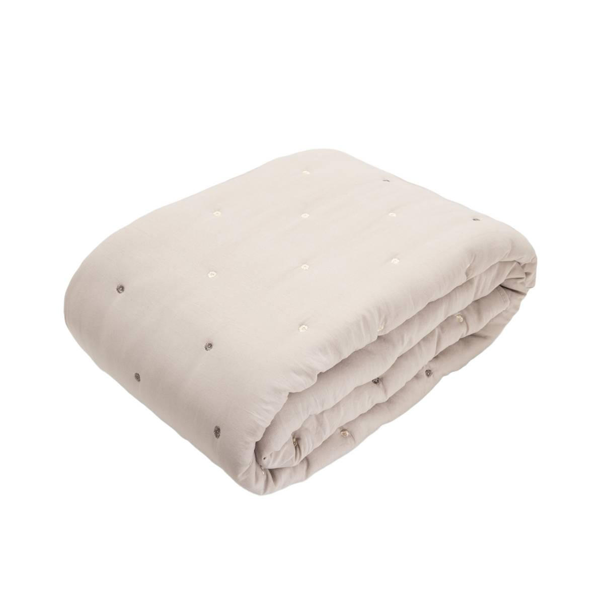 Homla Tagesdecke Beige 200x220 cm