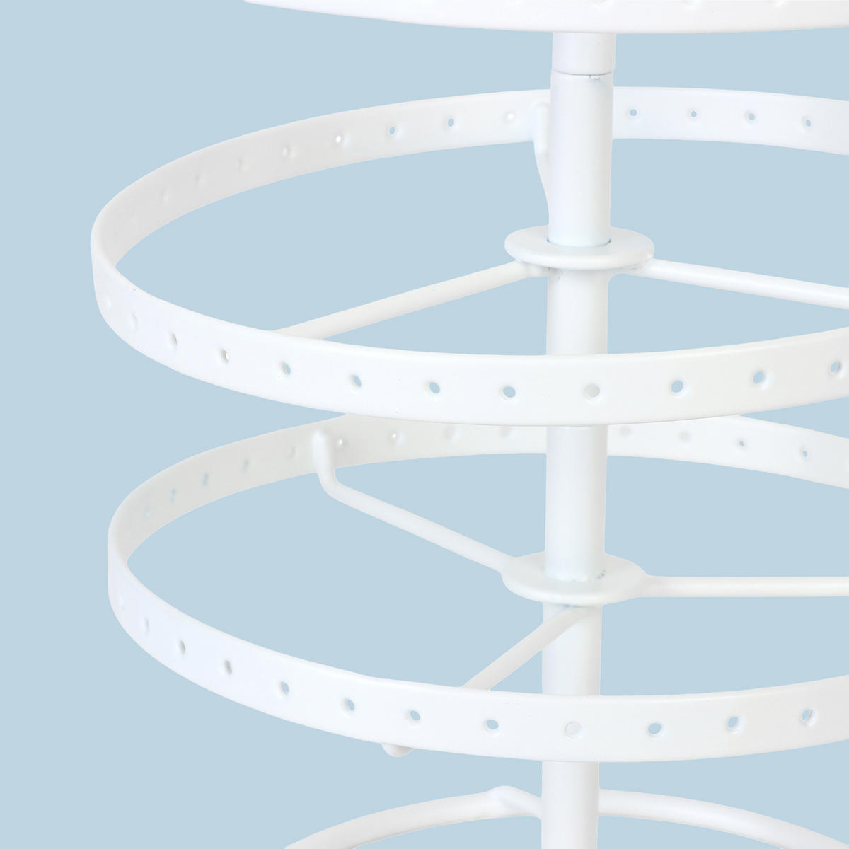 OHRRINGHALTER - Weiß, Metall (16.5/30/16.5cm) - Relaxdays