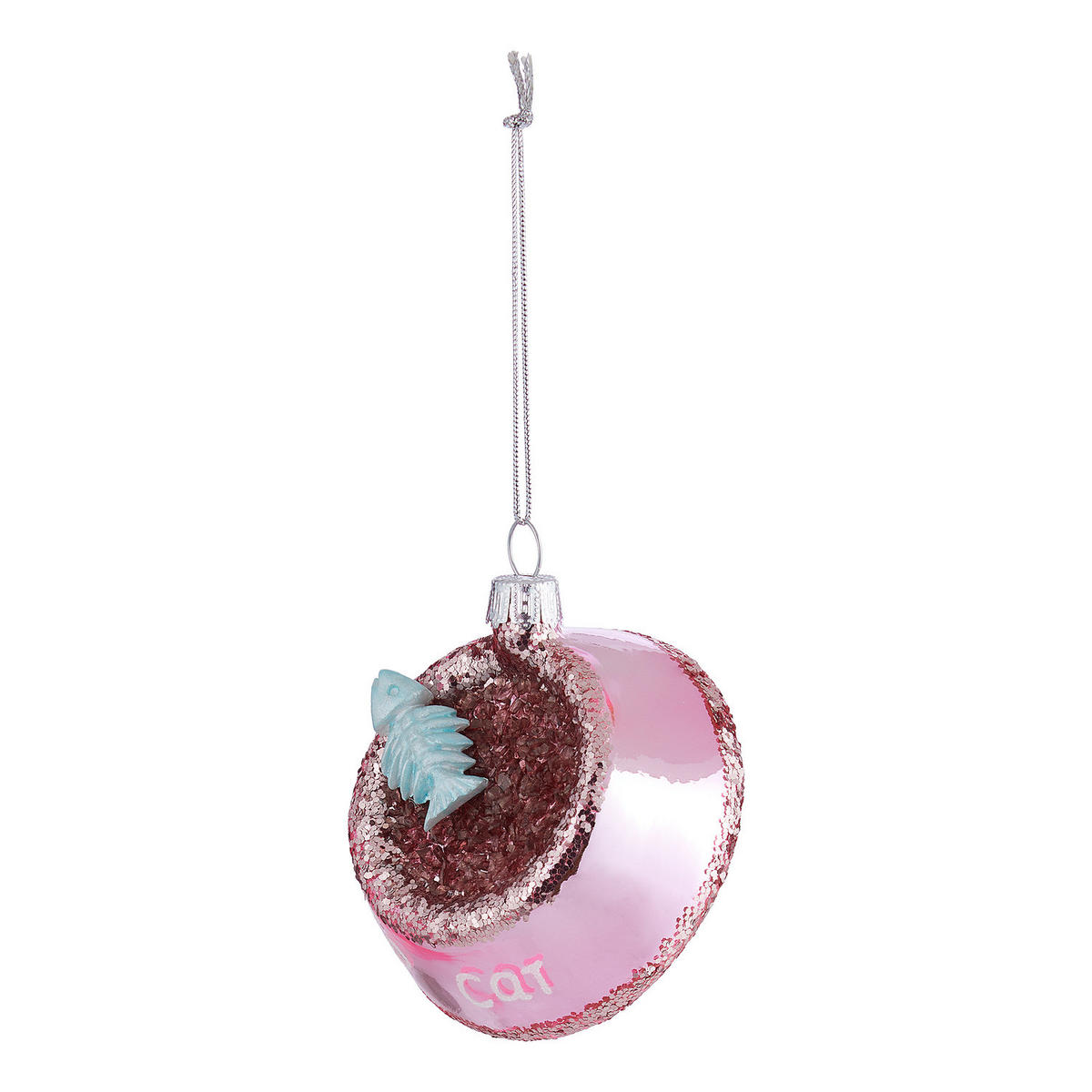 BAUMANHÄNGER Hang On Good Cat - Pink, Glas (6/10/9cm) - Butlers